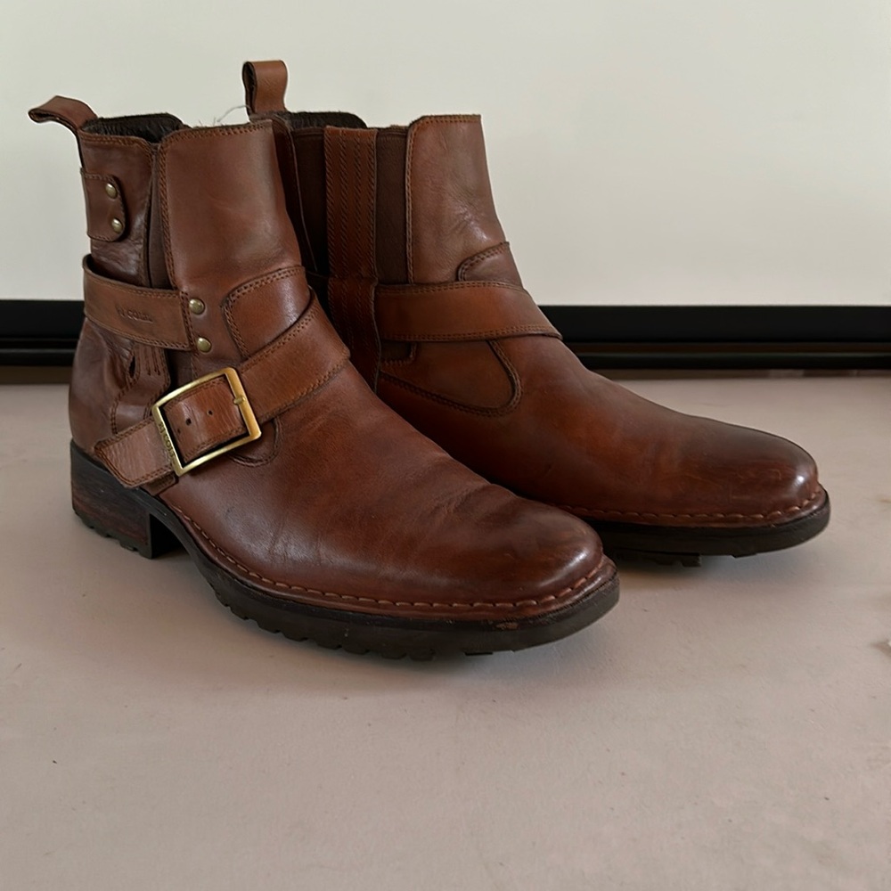 RJ Colt men’s brown leather boots